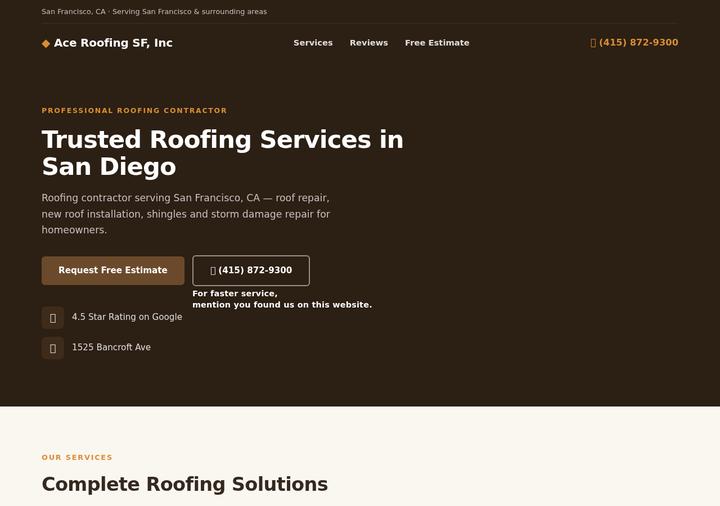 Ace Roofing SF